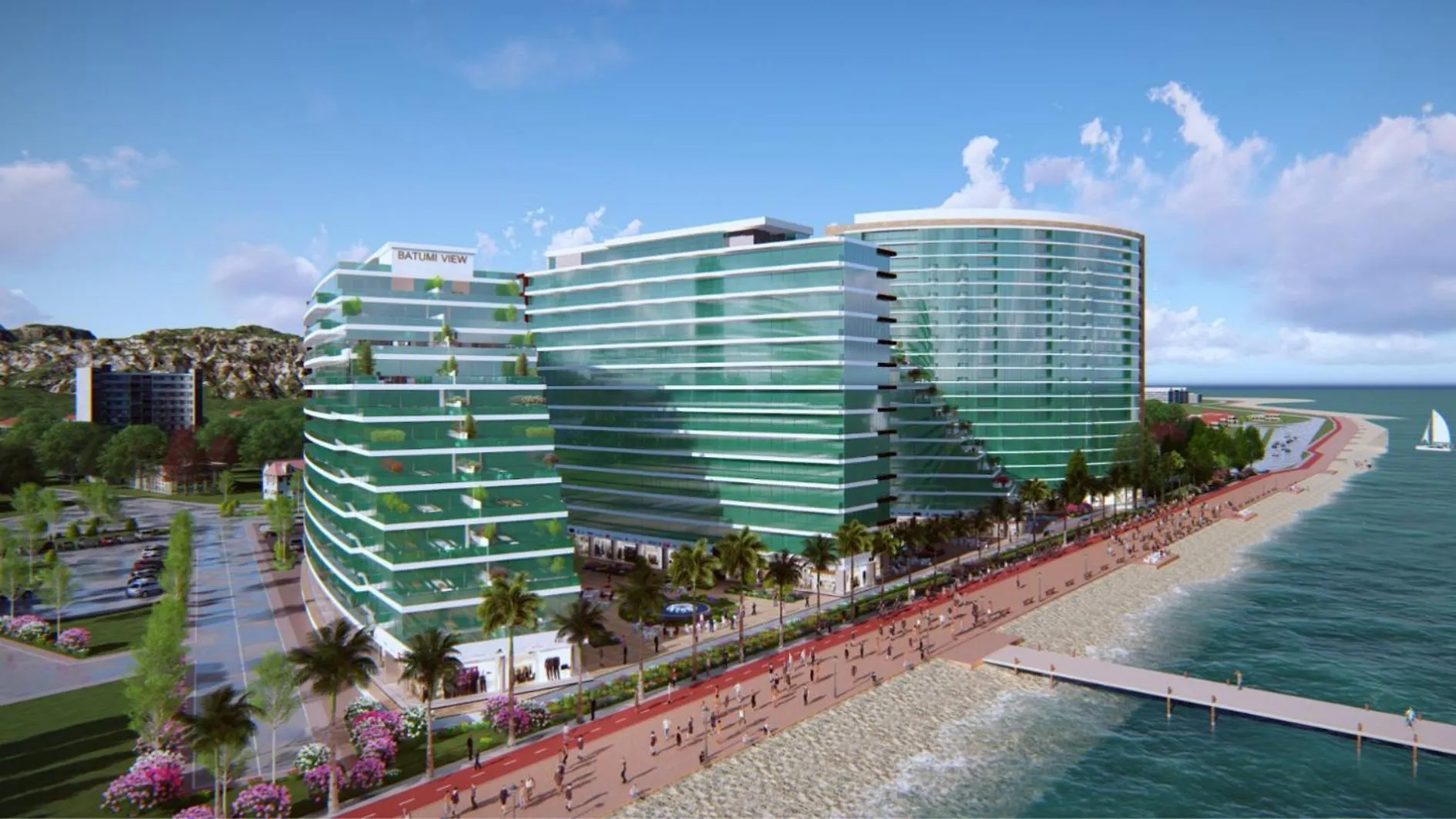 Studio De-Luxe By The Sea, Batumi View Appartement